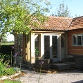 New build oak frame garden room/workshop, Somerset