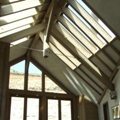 Contemporary oak frame extension,Devon