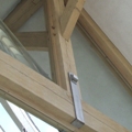 Roof truss detail - contemporary barn conversion, Devon