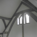 New build oak frame house completed, Dorset