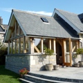 Oak frame garden room, Somerset